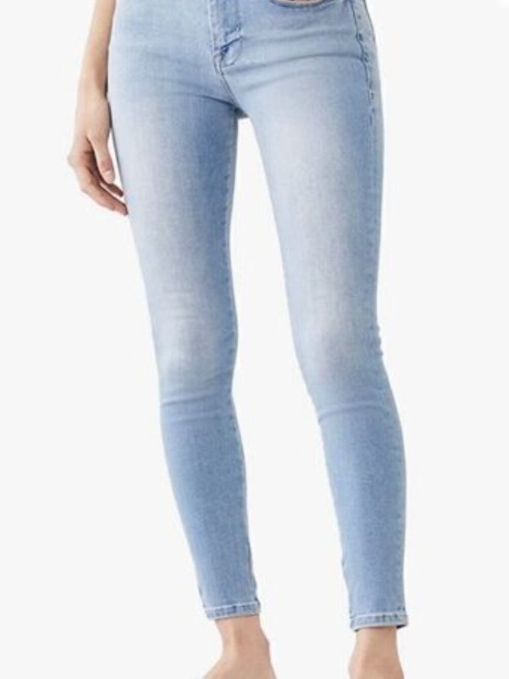 Frame Le One Skinny High Waist Cotton Jeans in Caspio Size 1
